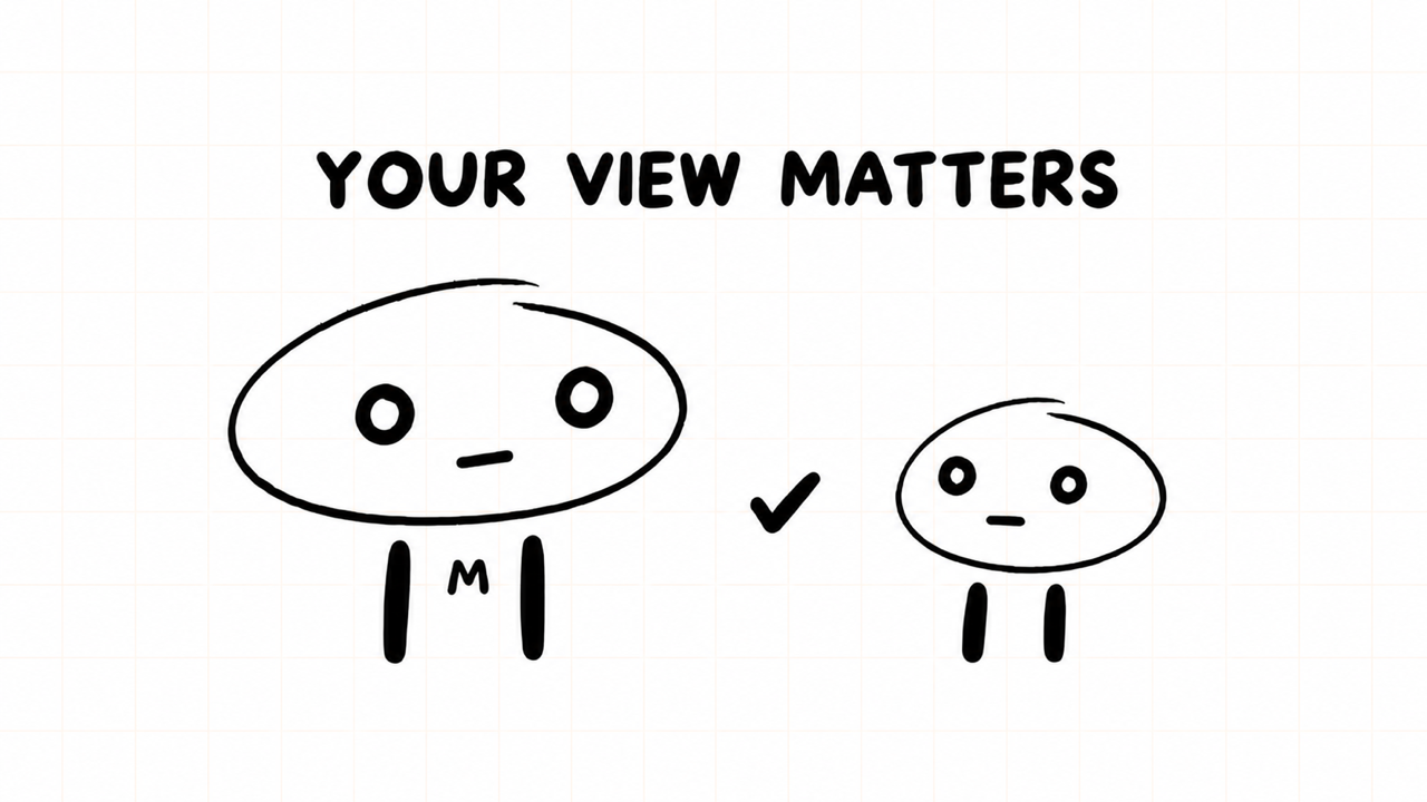 YOUR VIEW MATTERS