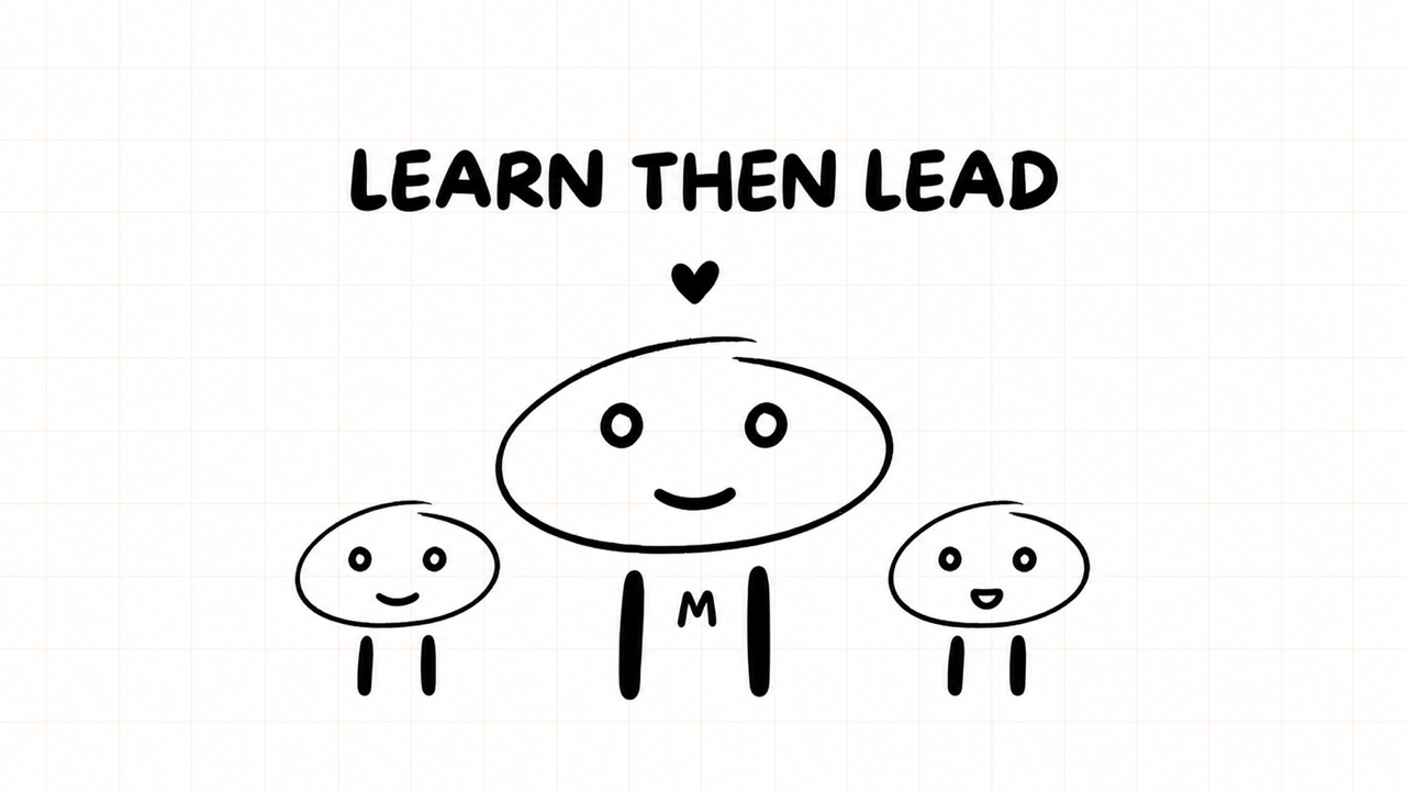 LEARN THEN LEAD
