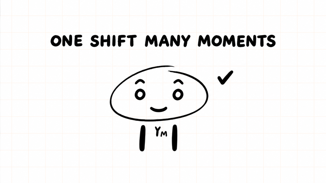 ONE SHIFT MANY MOMENTS