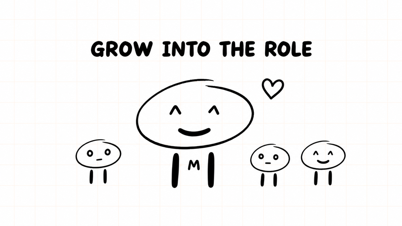 GROW INTO THE ROLE