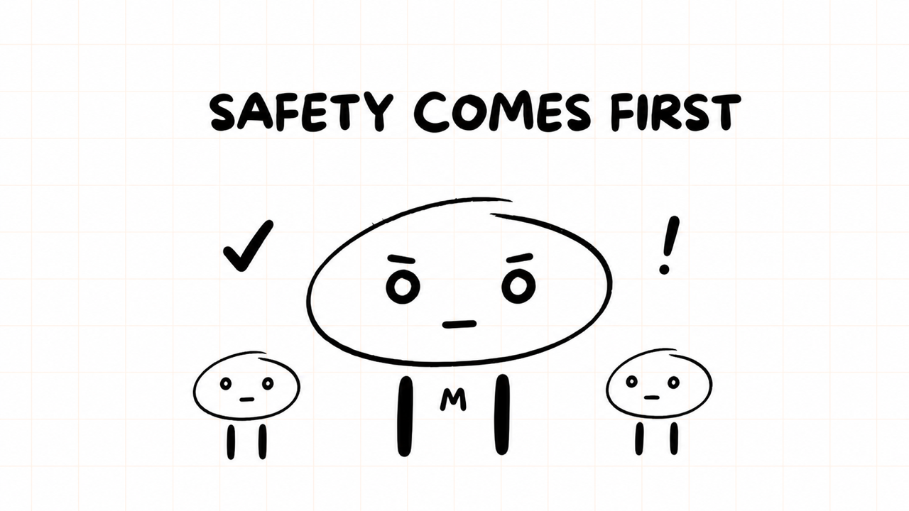 SAFETY COMES FIRST
