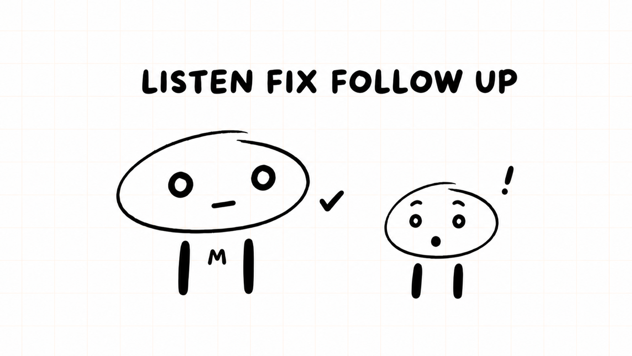 LISTEN FIX FOLLOW UP