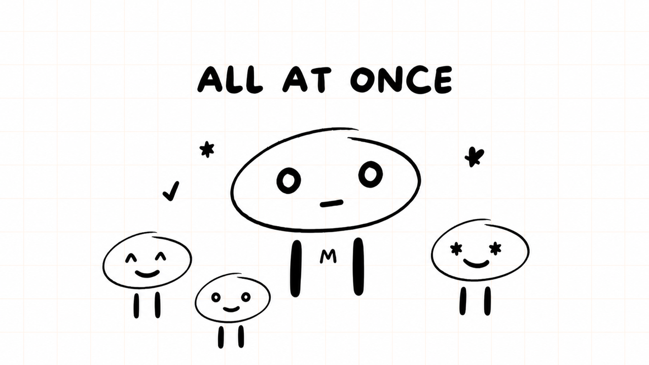 ALL AT ONCE