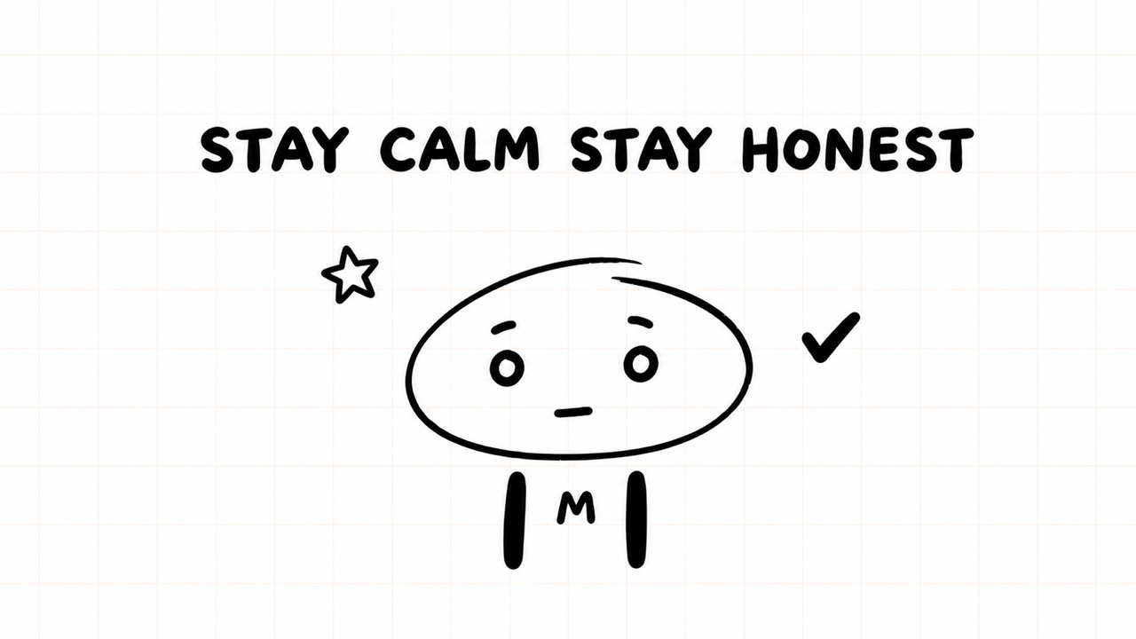STAY CALM STAY HONEST