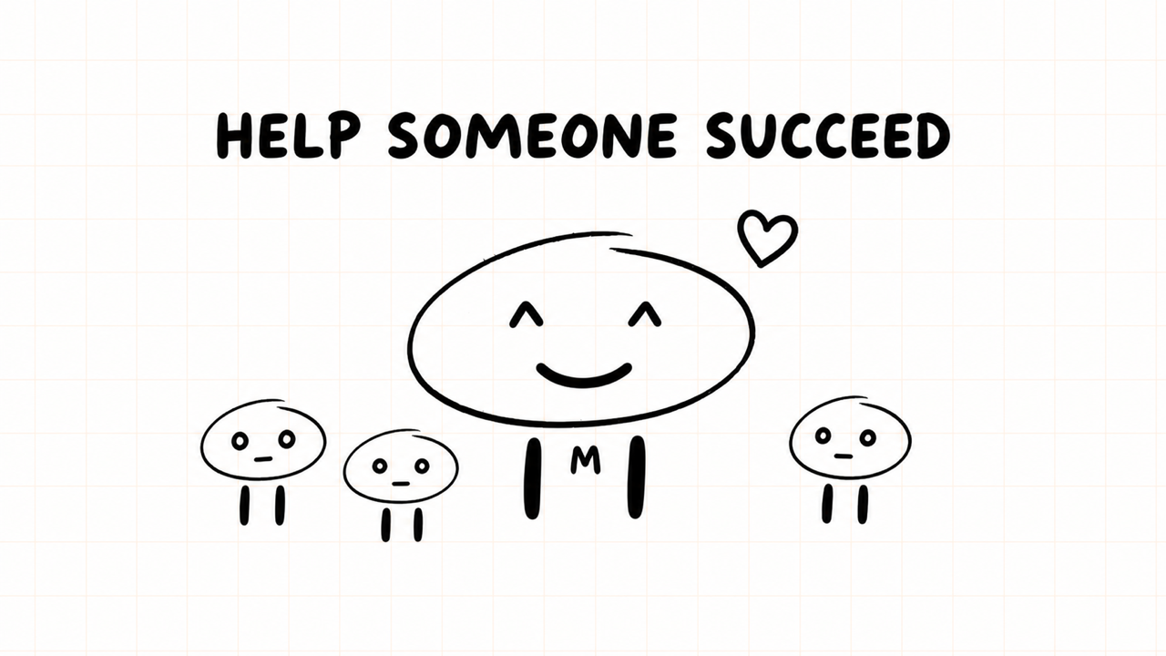 HELP SOMEONE SUCCEED