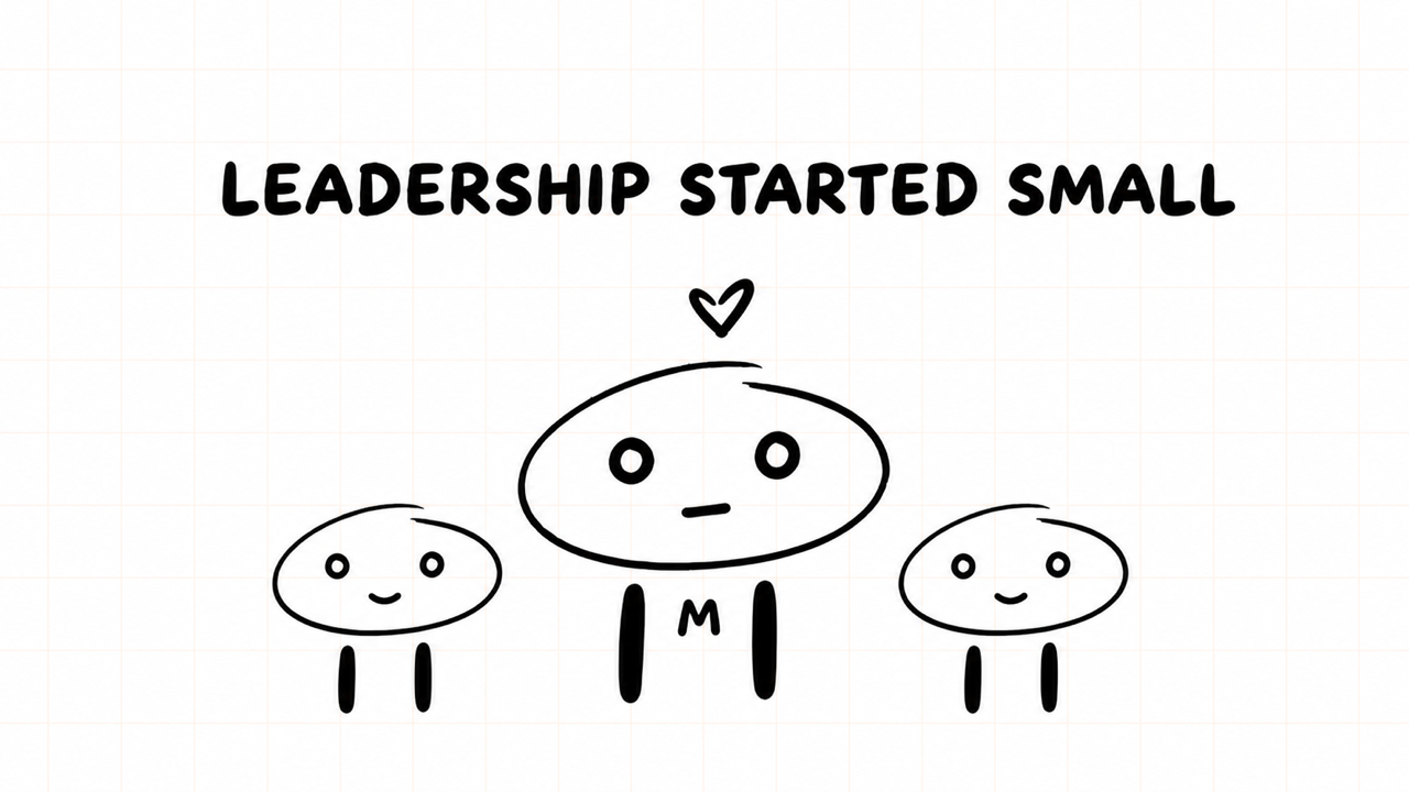 LEADERSHIP STARTED SMALL