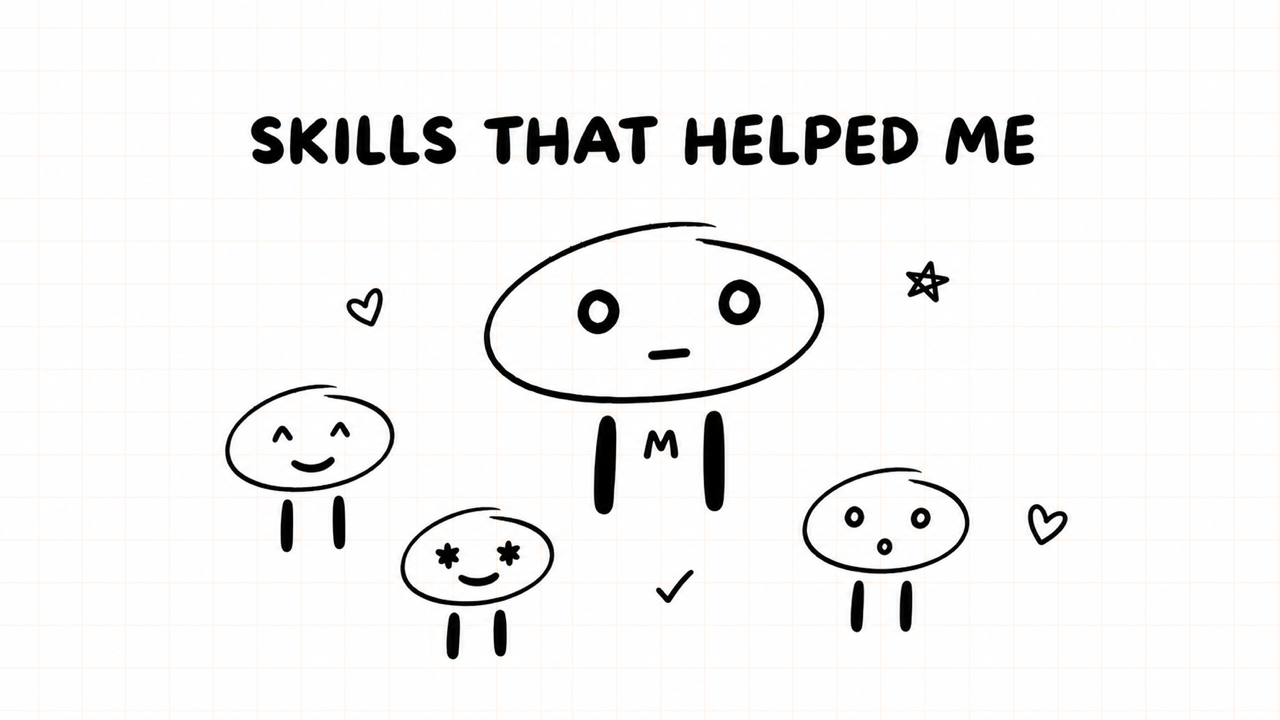 SKILLS THAT HELPED ME