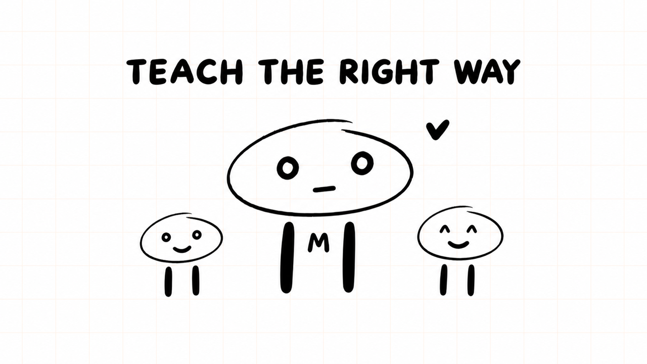 TEACH THE RIGHT WAY