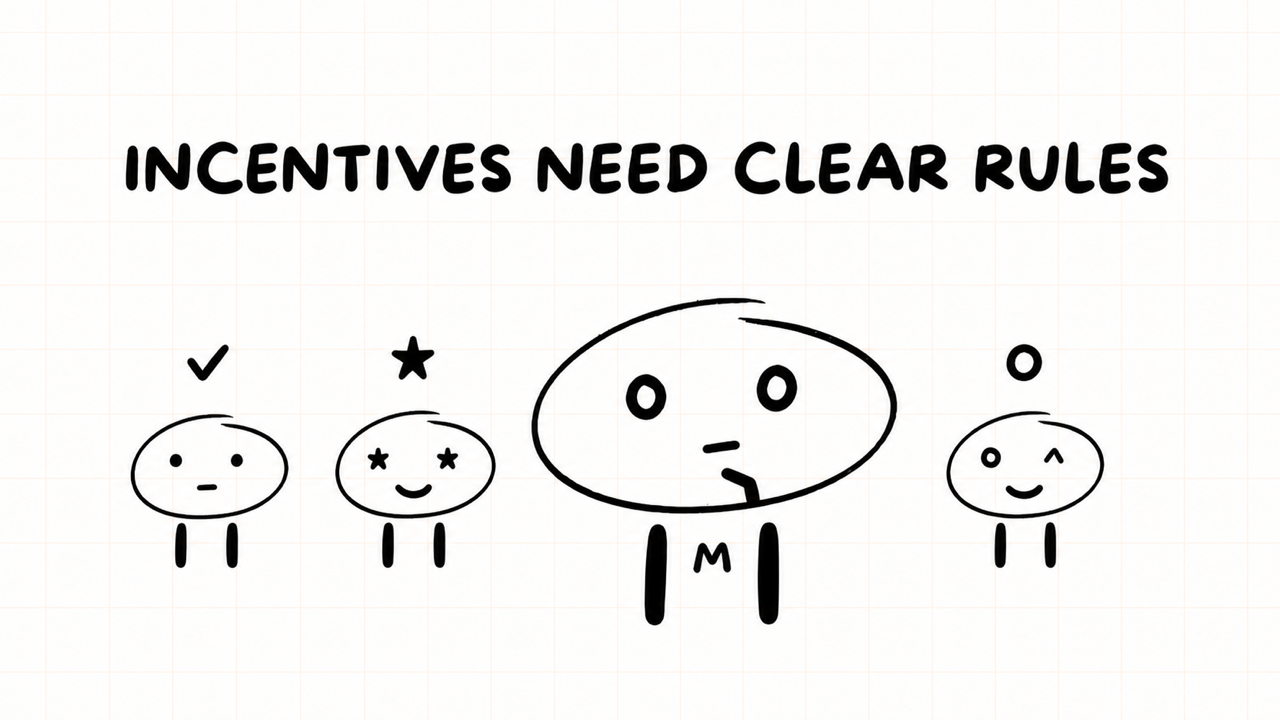 INCENTIVES NEED CLEAR RULES