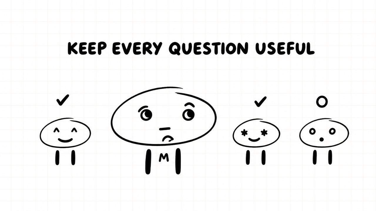 KEEP EVERY QUESTION USEFUL