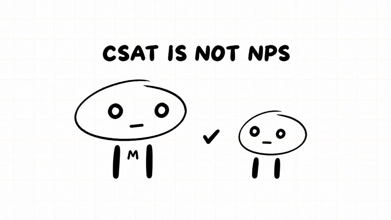 CSAT IS NOT NPS