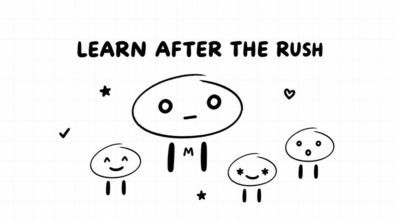 LEARN AFTER THE RUSH