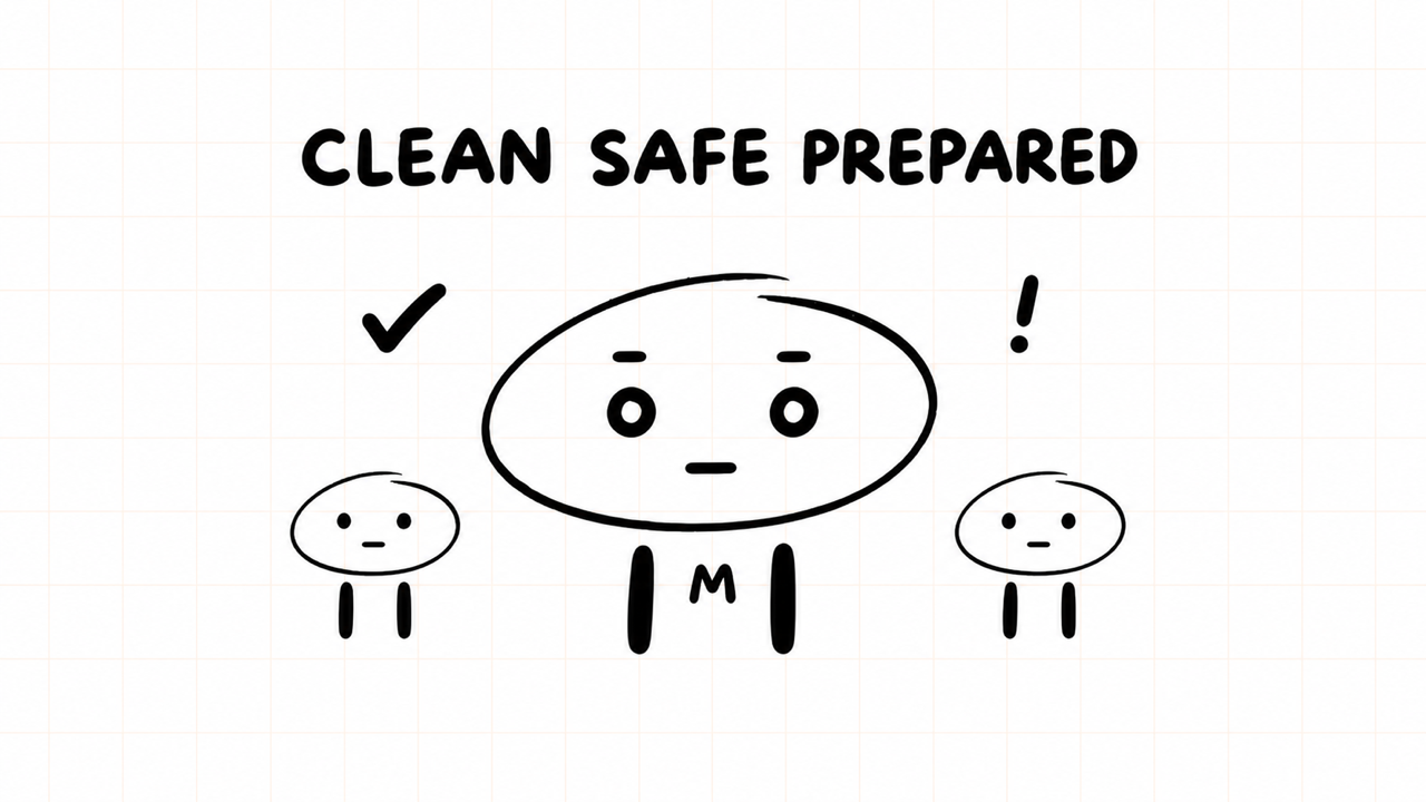 CLEAN SAFE PREPARED