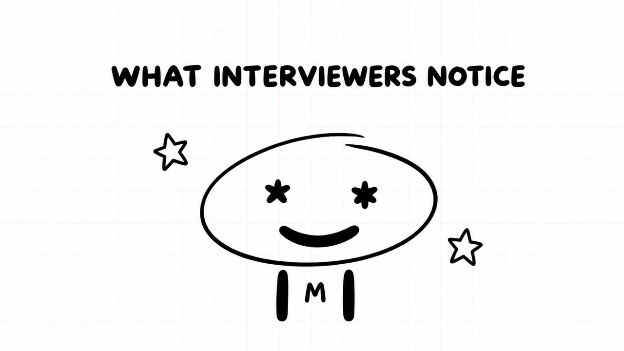 WHAT INTERVIEWERS NOTICE