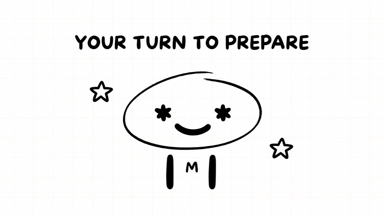 YOUR TURN TO PREPARE