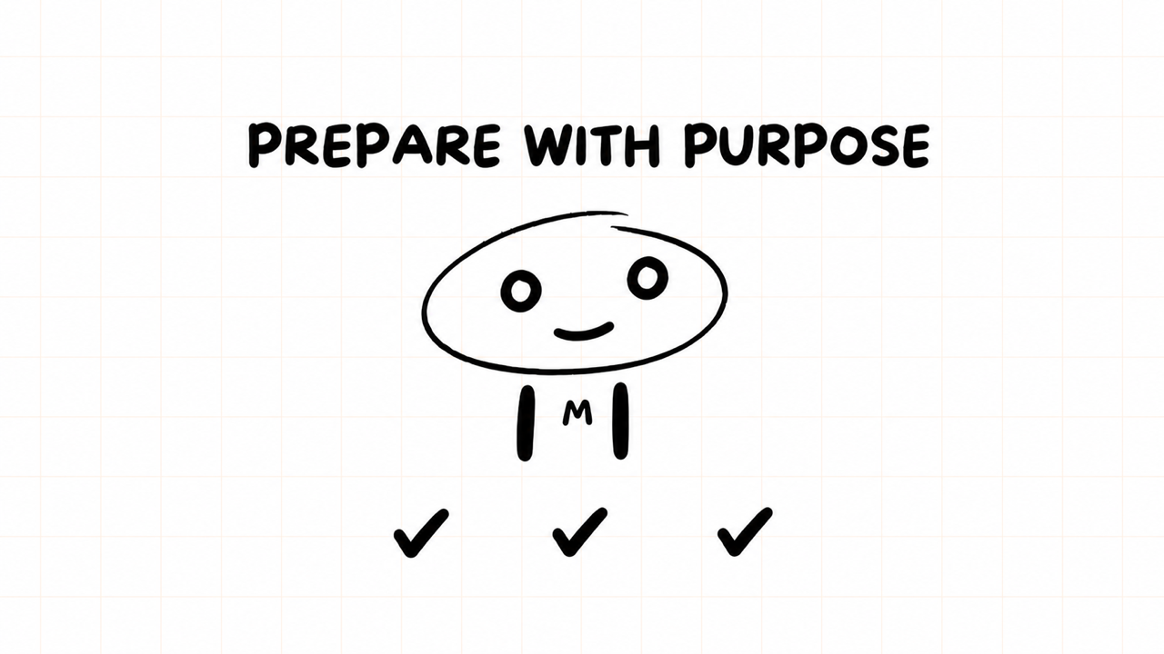 PREPARE WITH PURPOSE