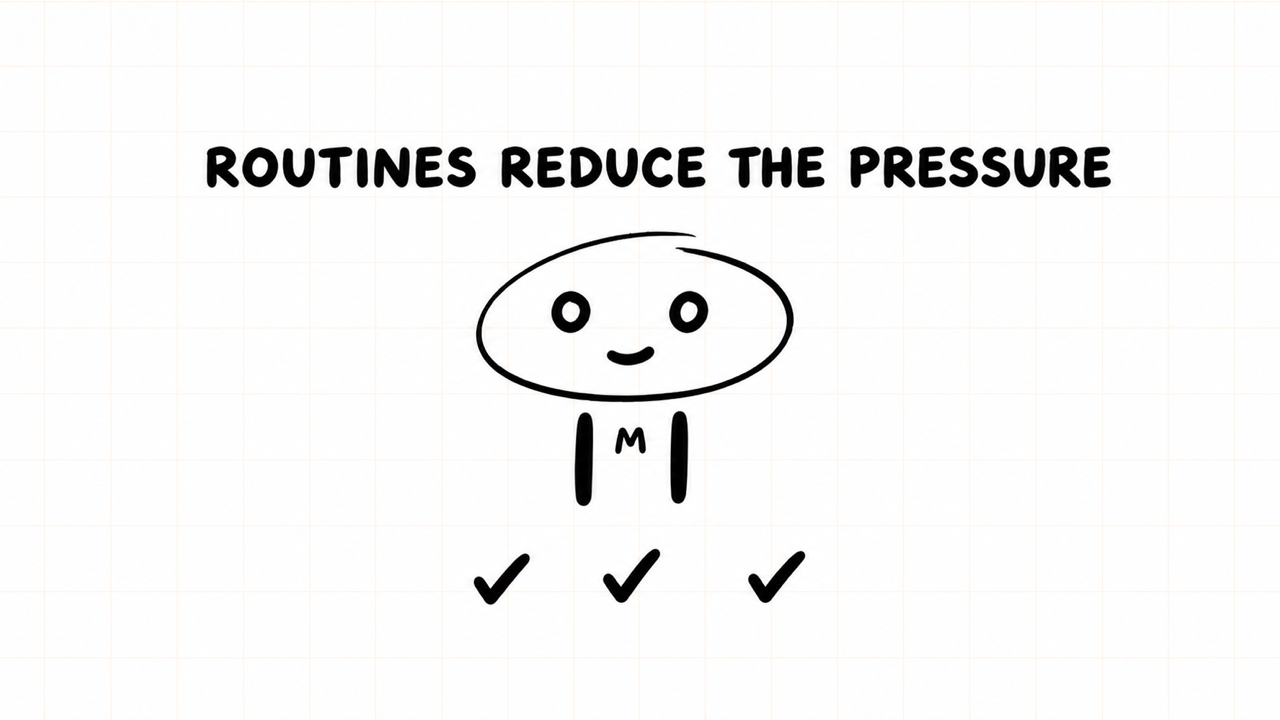 ROUTINES REDUCE THE PRESSURE