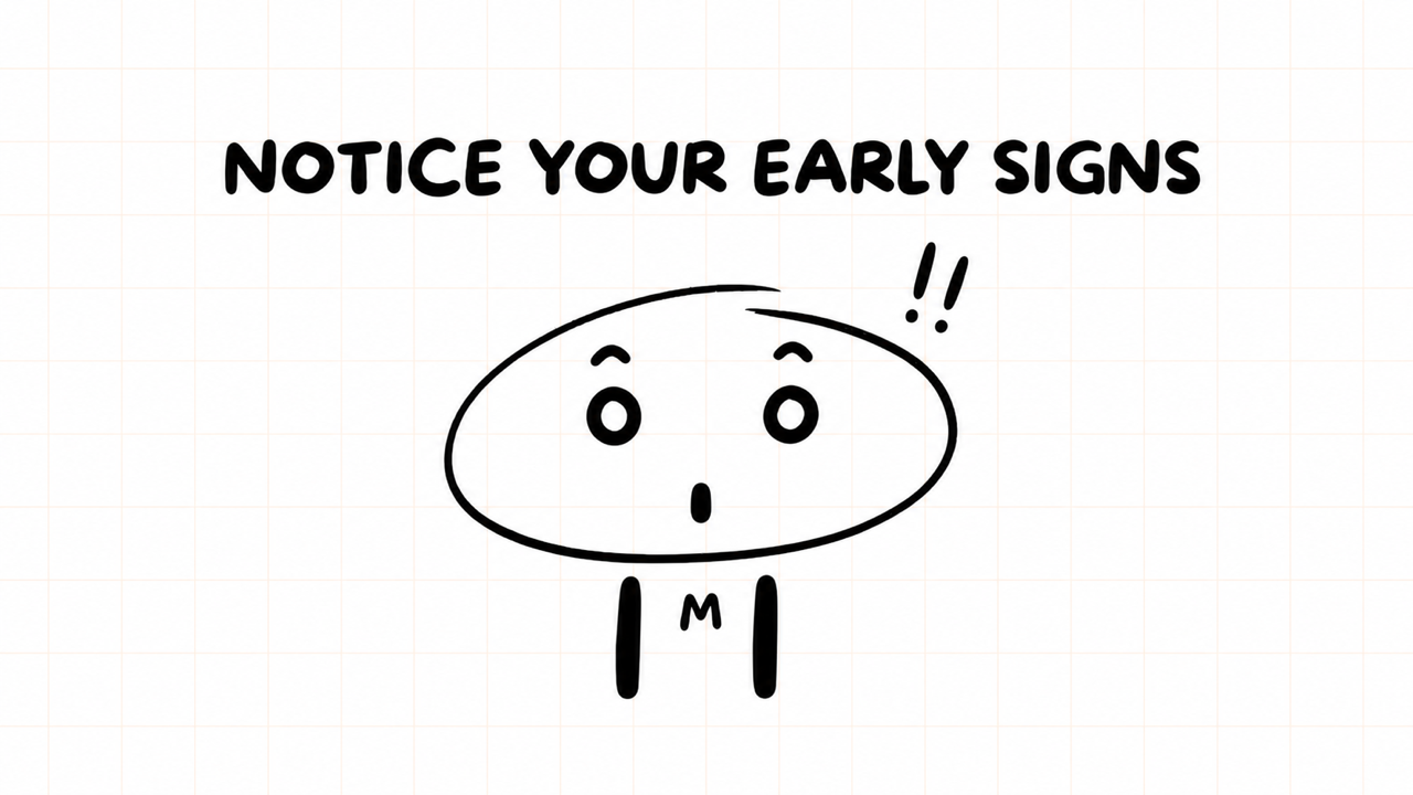 NOTICE YOUR EARLY SIGNS