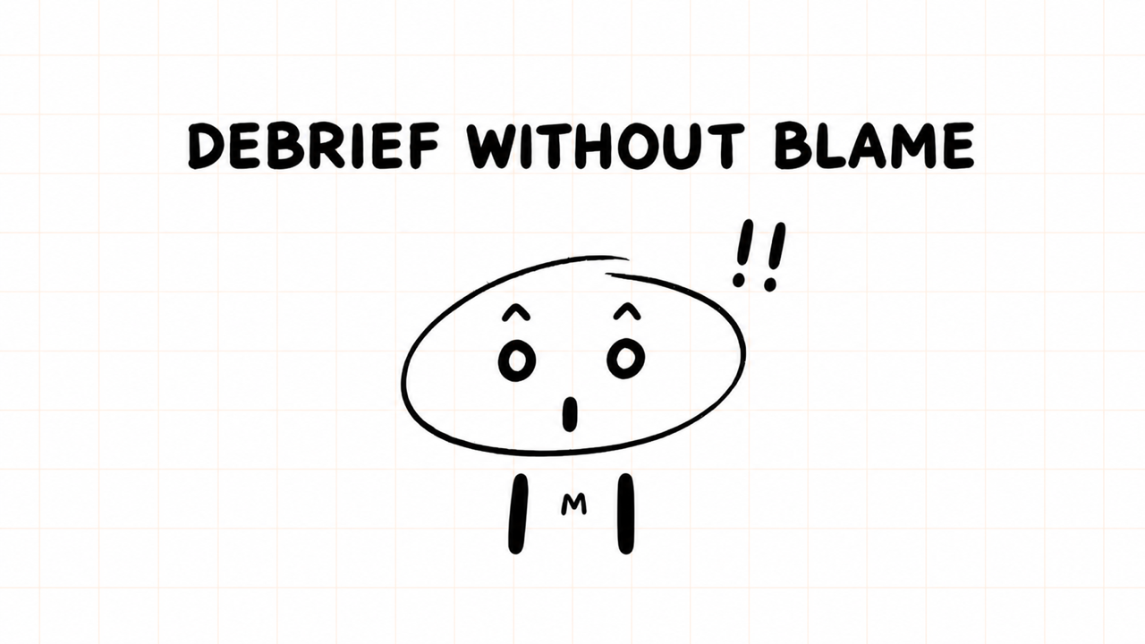 DEBRIEF WITHOUT BLAME