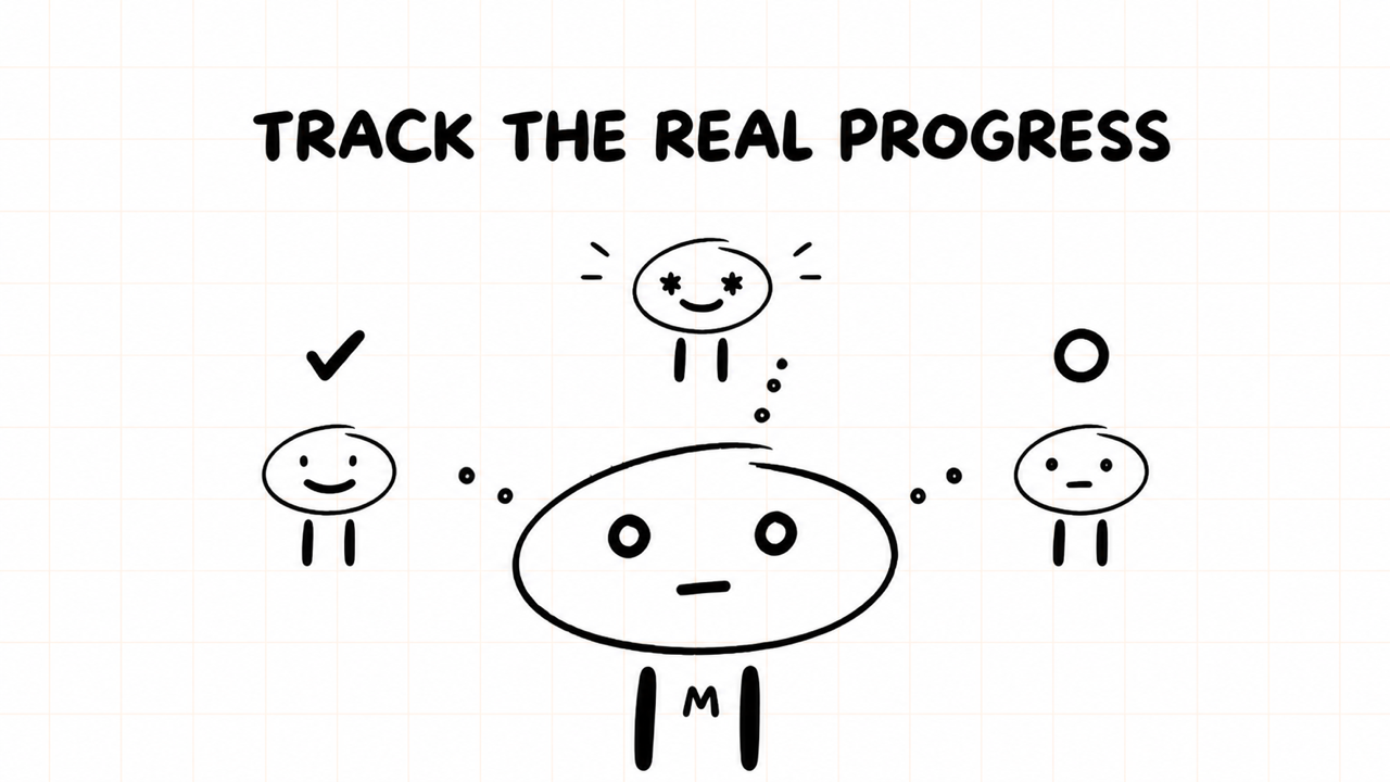 TRACK THE REAL PROGRESS
